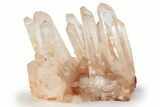 Tangerine Quartz Crystal Cluster - Madagascar #231335-1
